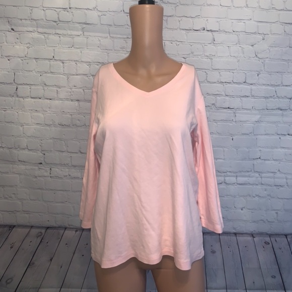 L.L. Bean Tops - LL Bean Womens Pink Longsleeve shirt